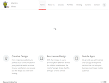 Tablet Screenshot of mantraideas.com